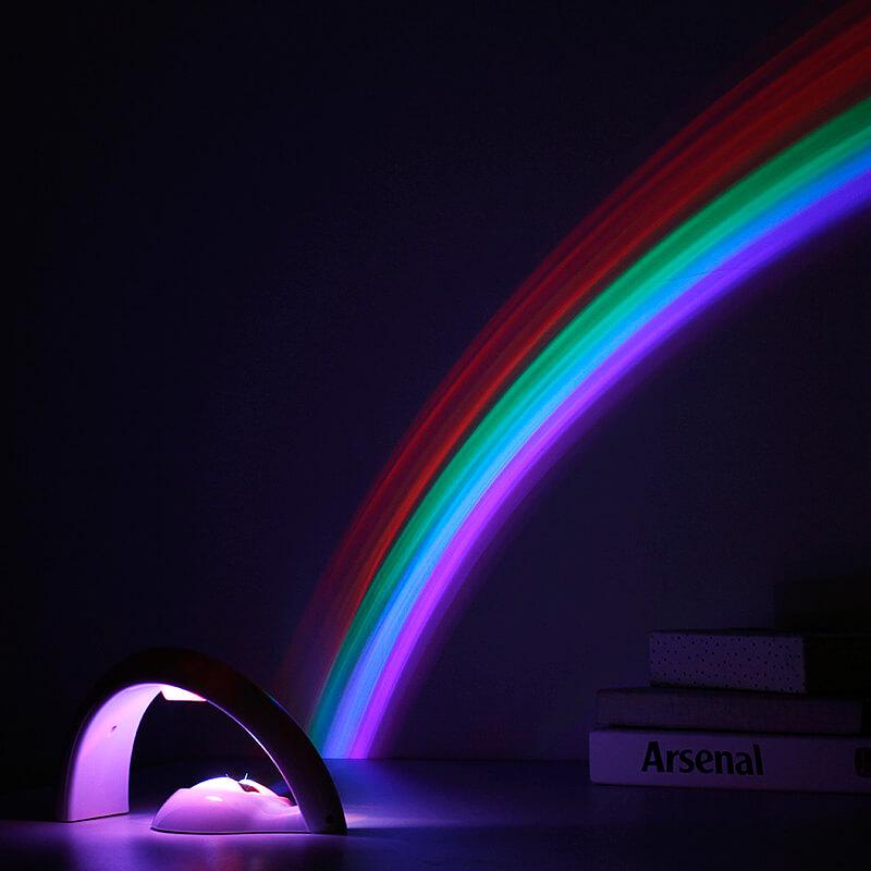 neon lights rainbow projector