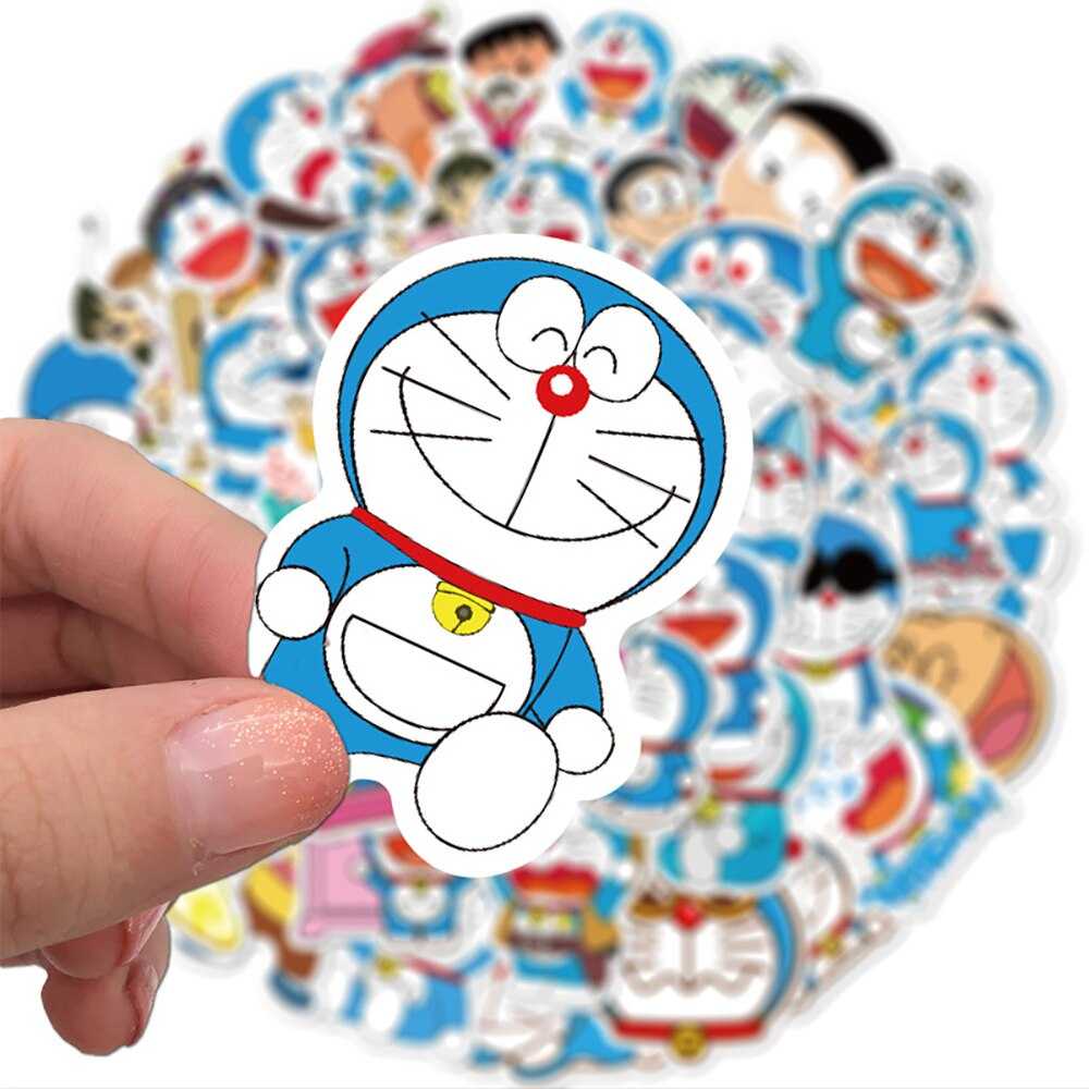 Anime Doraemon Stickers Travel Skateboard Suitcase Guitar Luggage Laptop  Waterproof Sticker Cartoon Cool Kid Toys £ Free Delivery