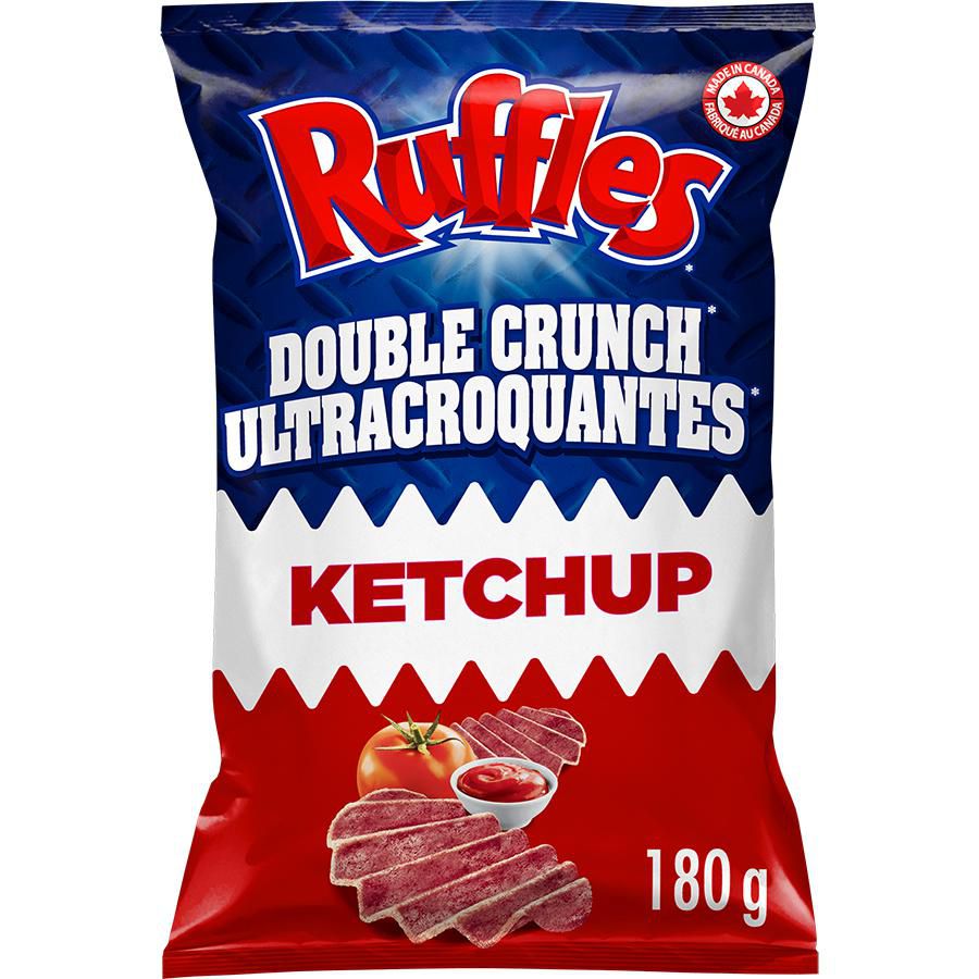 Ruffles Double Crunch Ketchup Potato Chips Rarecandycanada