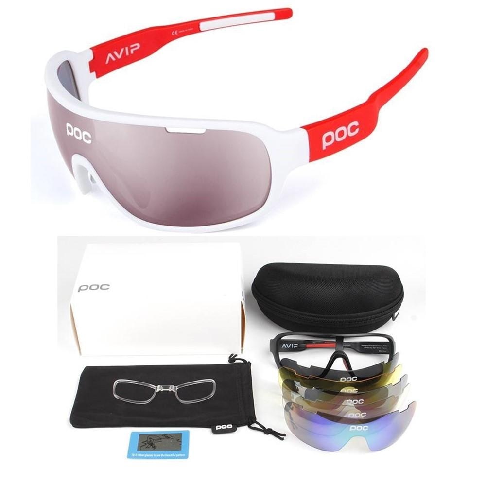 Details about   POC Bike Polarized Sports Sunglasses NEW Windproof Hiking Cycling Goggles 