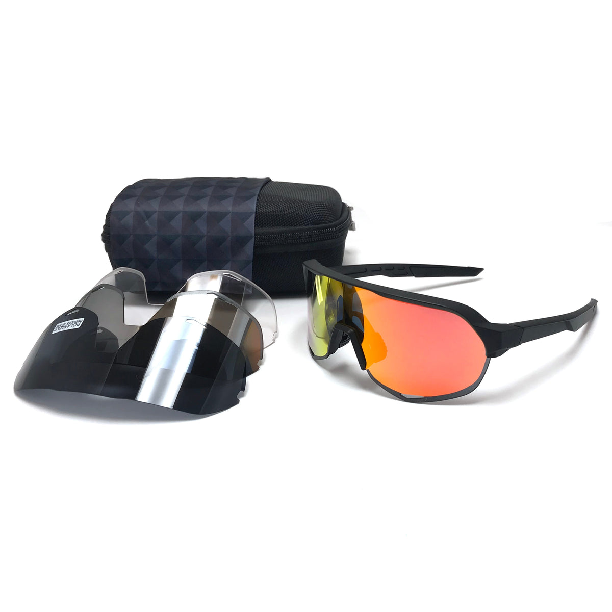 Polarized MTB Cycling Sunglasses Bicycle Sports Glasses UV400 Full Frame Goggles 