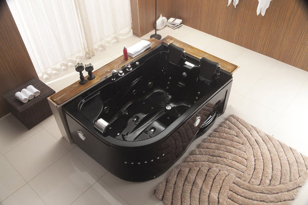 vaak Smeren Oordeel 2 Person Indoor Jetted Hydrotherapy Whirlpool Bathtub Hot Tub Spa BLAC –  SDI Factory Direct Wholesale