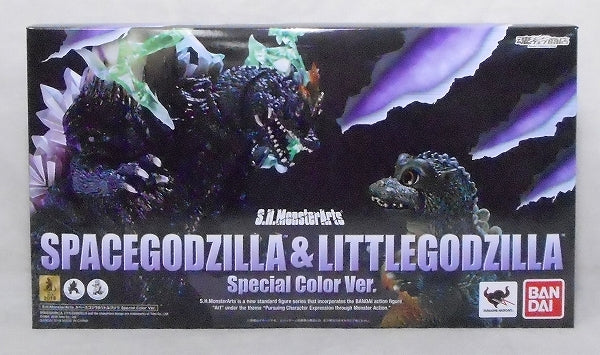 S.H. Monster Arts Space Godzilla & Little Godzilla Special Color Ver.