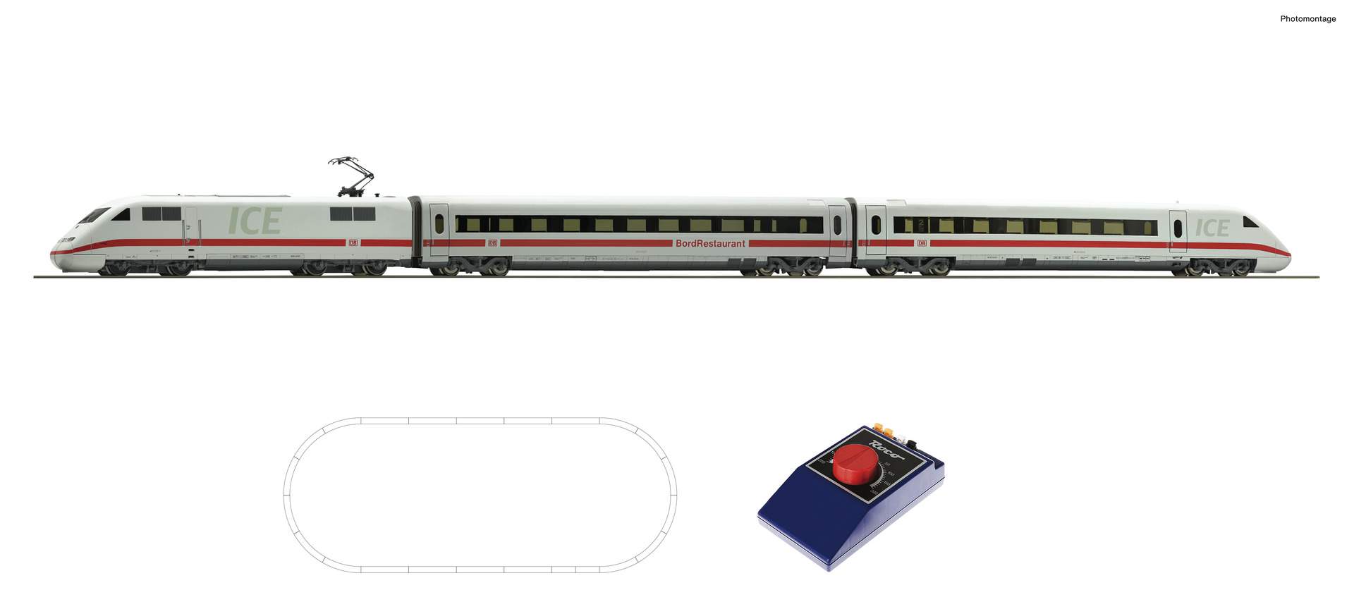 aansporing Picknicken belofte Roco HO 51319 Analogue Starter Set: ICE 2, DB AG – Euro Model Trains