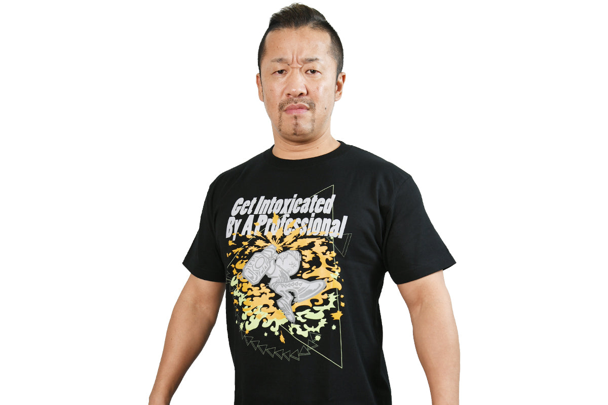 高級感 ☆即購入OK☆新日本プロレス 金丸義信選手 サイン入りTシャツ