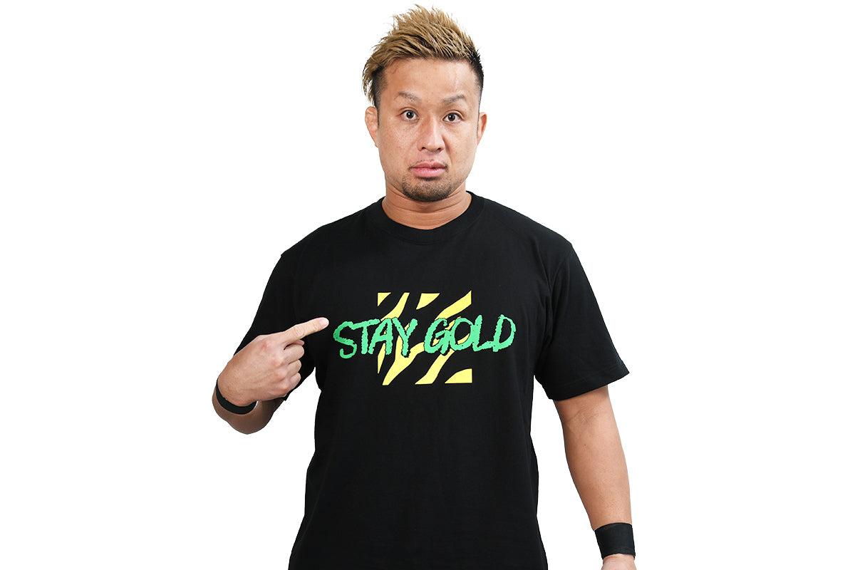 YOSHI-HASHI「STAY GOLD BISHAMON」Tシャツ