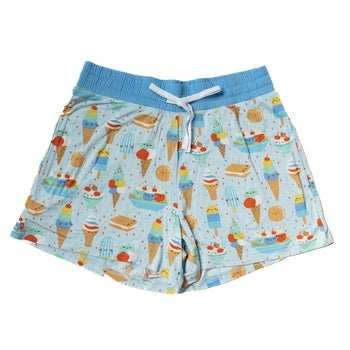 Blueberry Ice Cream Social Women's Shorts