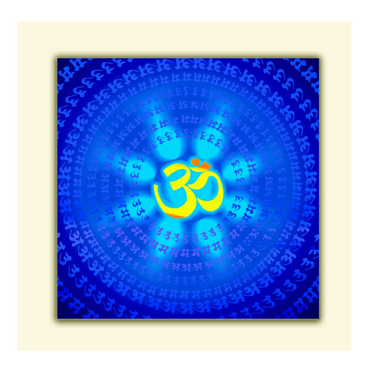 om symbol painting