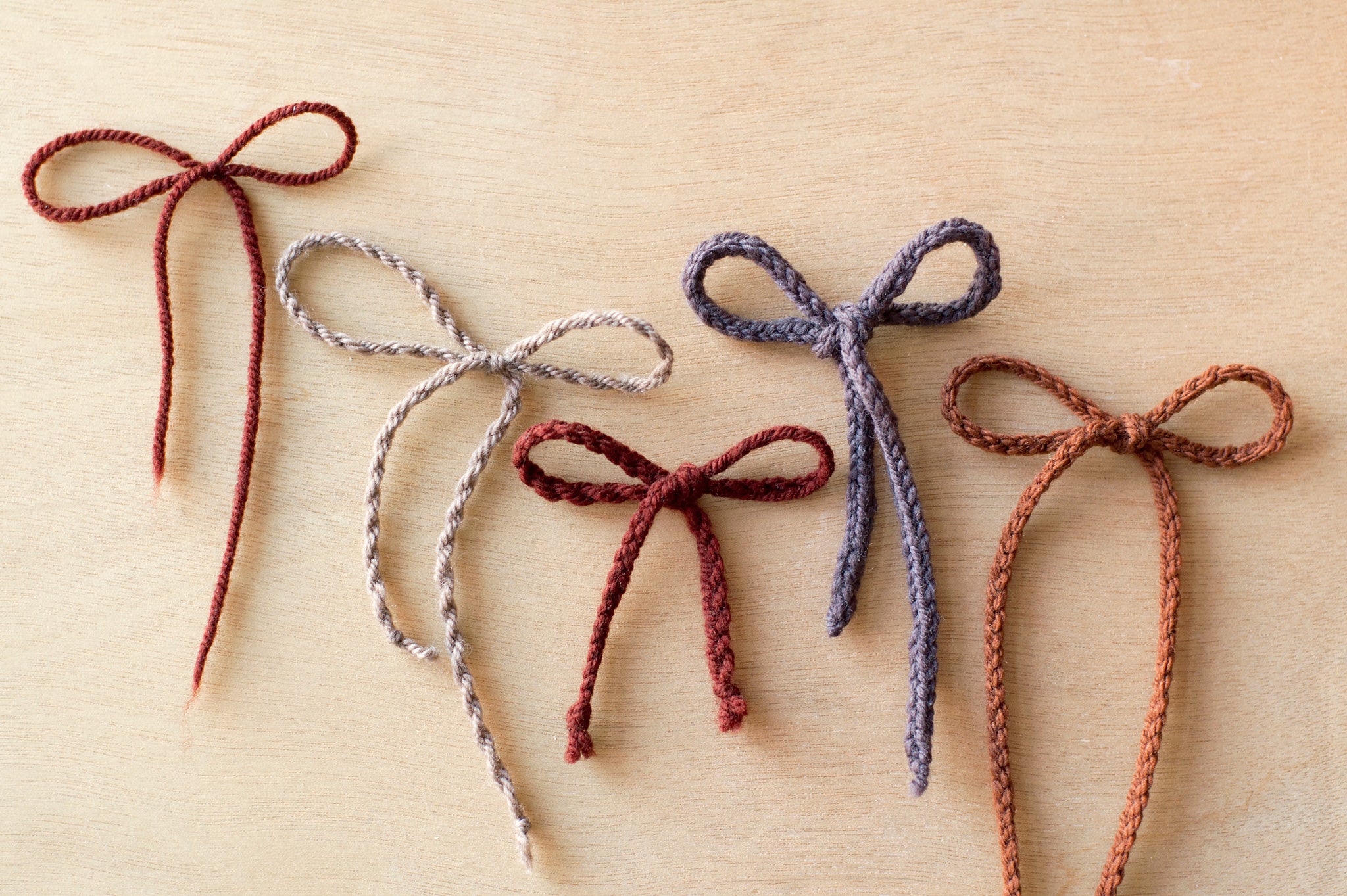 how to make a twisted cord out of wool