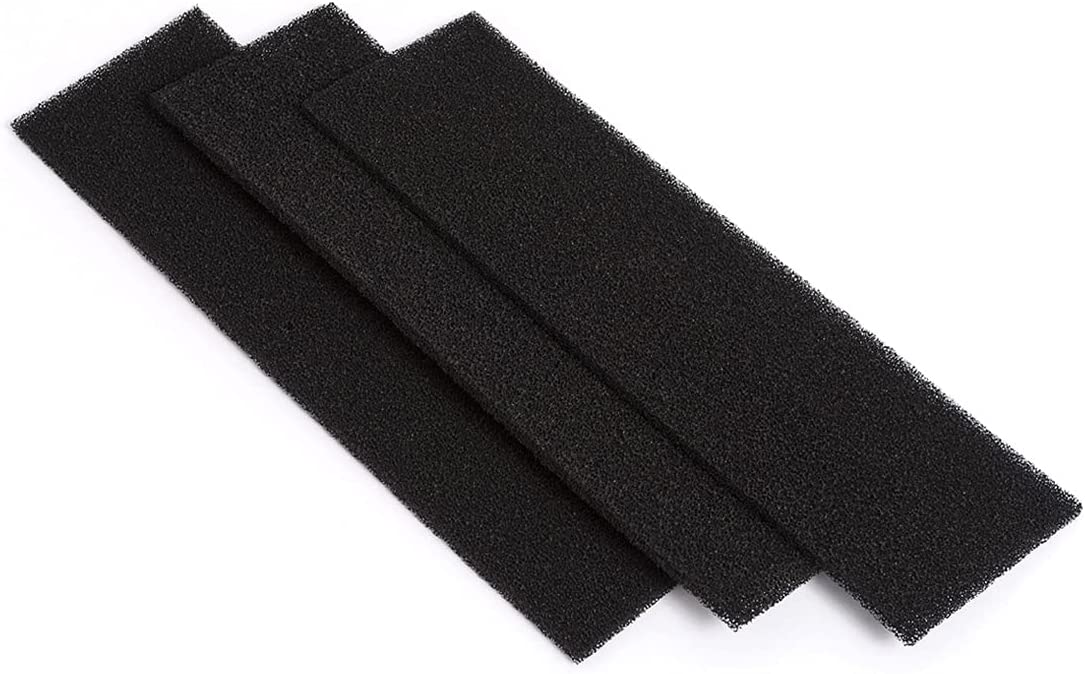 SMELLRID Reusable Activated Carbon Vent Filter: 3 4"x14" Filters Cut-to-Fit. 