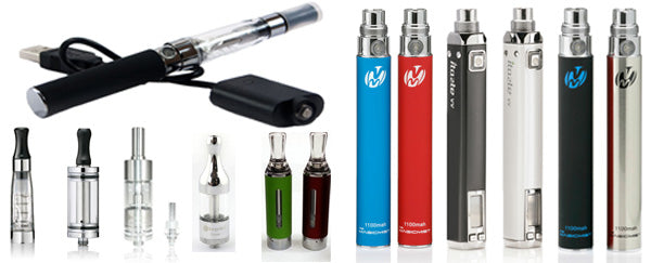 Ego, Evod & iTaste Vapourizers