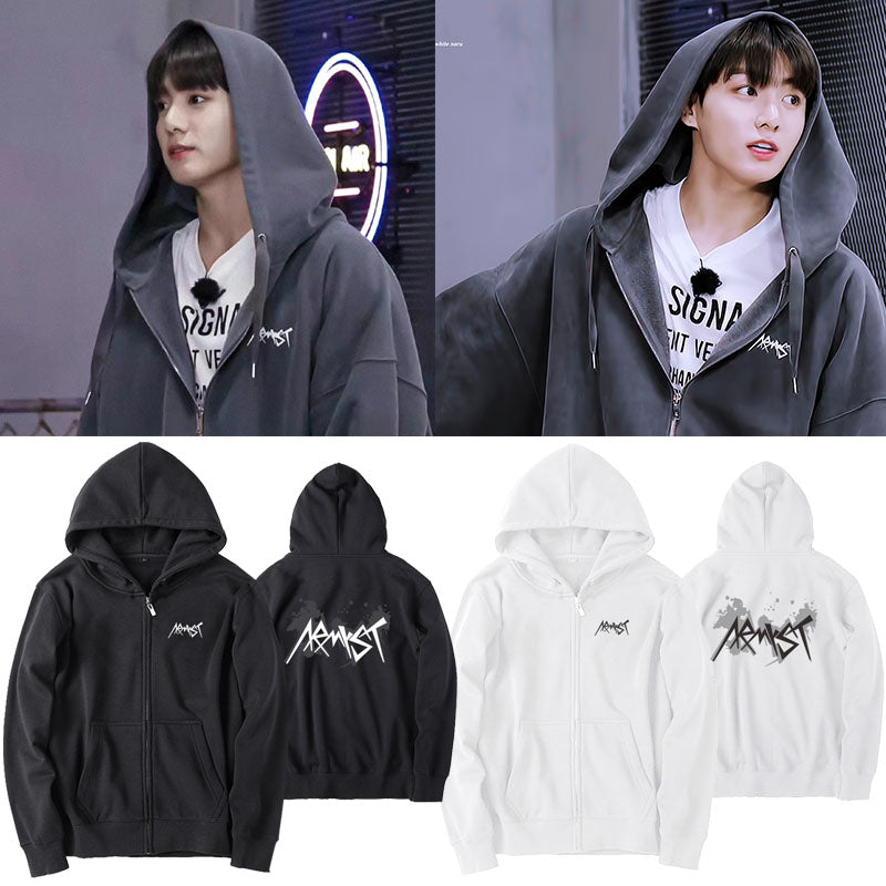 最高級のスーパー ARMYST ZIP HOODY BLACK BTS ecousarecycling.com