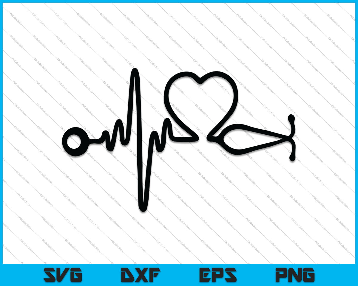 Nurse Heartbeat Svg Png Cutting Printable Files Creativeusarts 