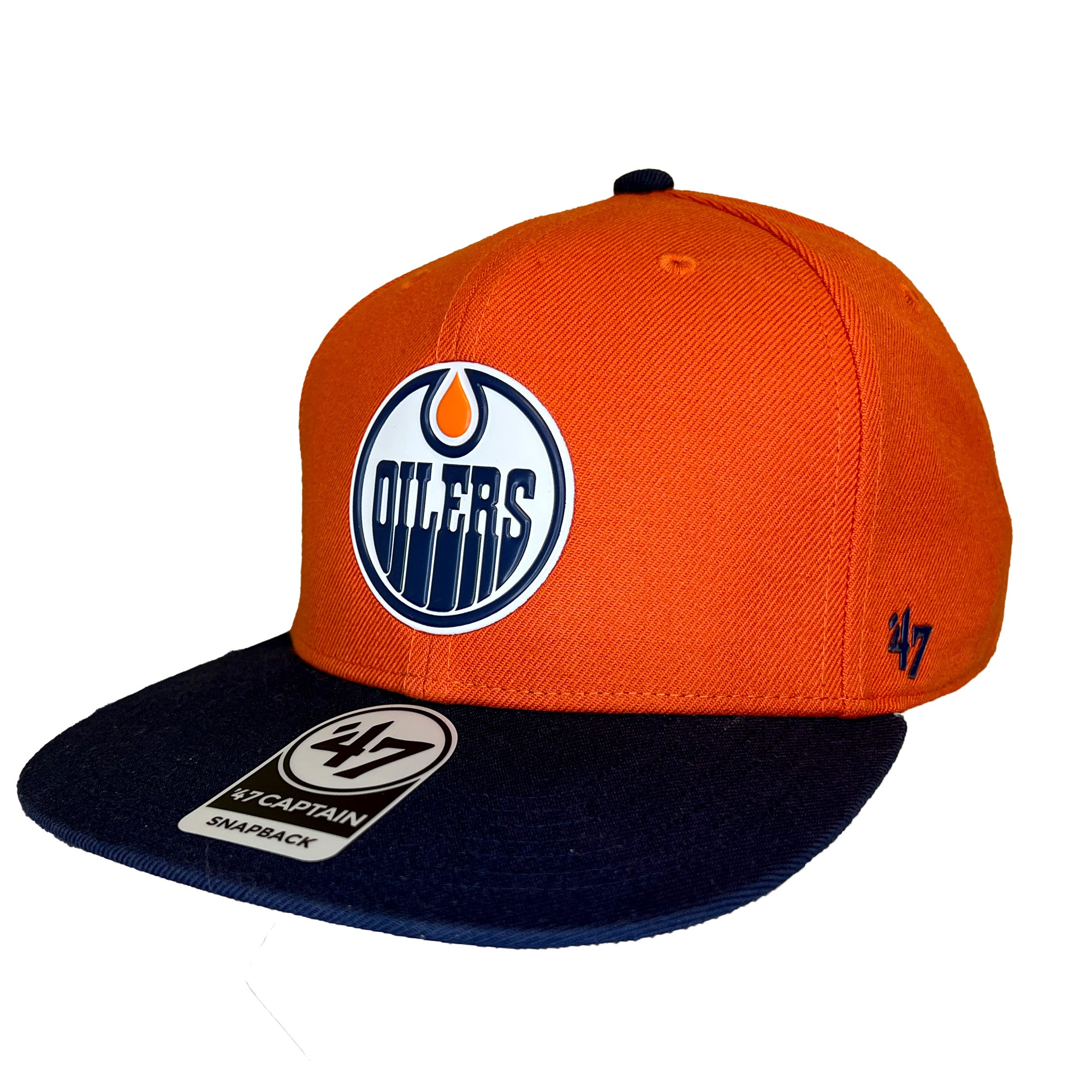 orange oilers hat