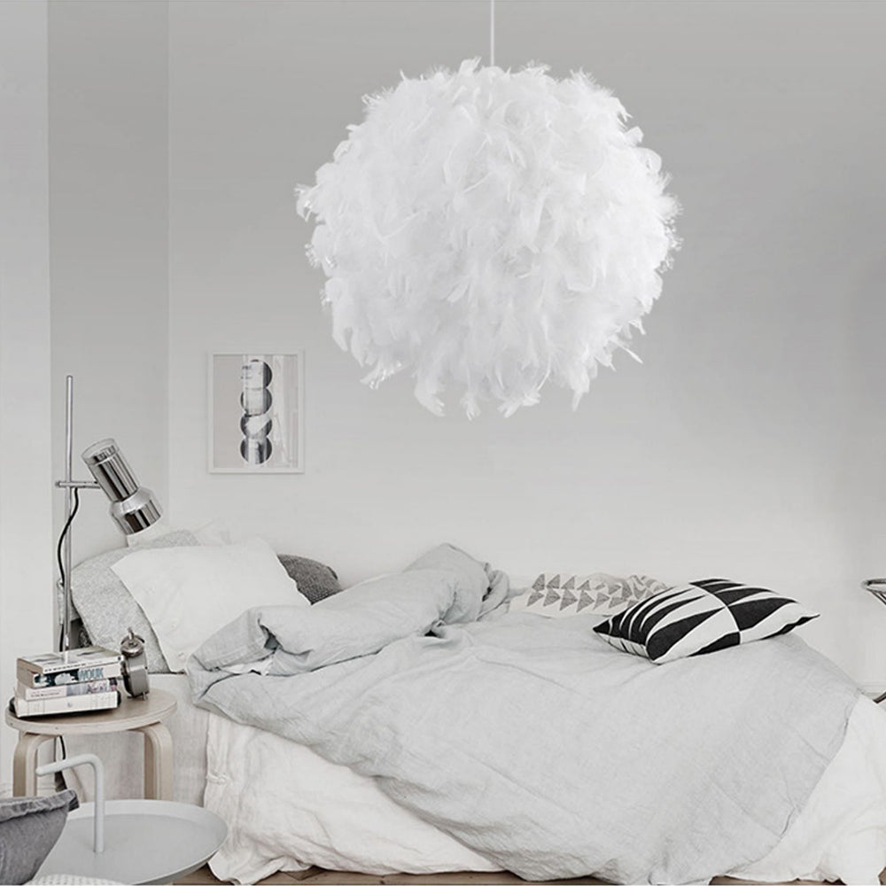 feather ball light