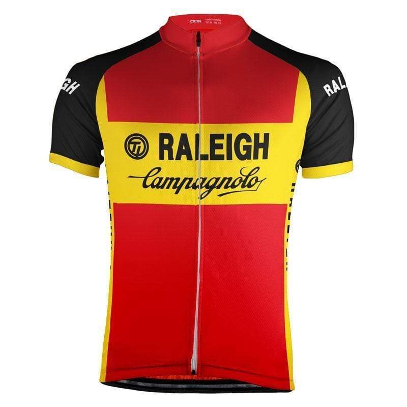 Tropical unos pocos Anotar Men's Retro TI Raleigh Campagnolo Short Sleeve Cycling Jersey – Montella EU