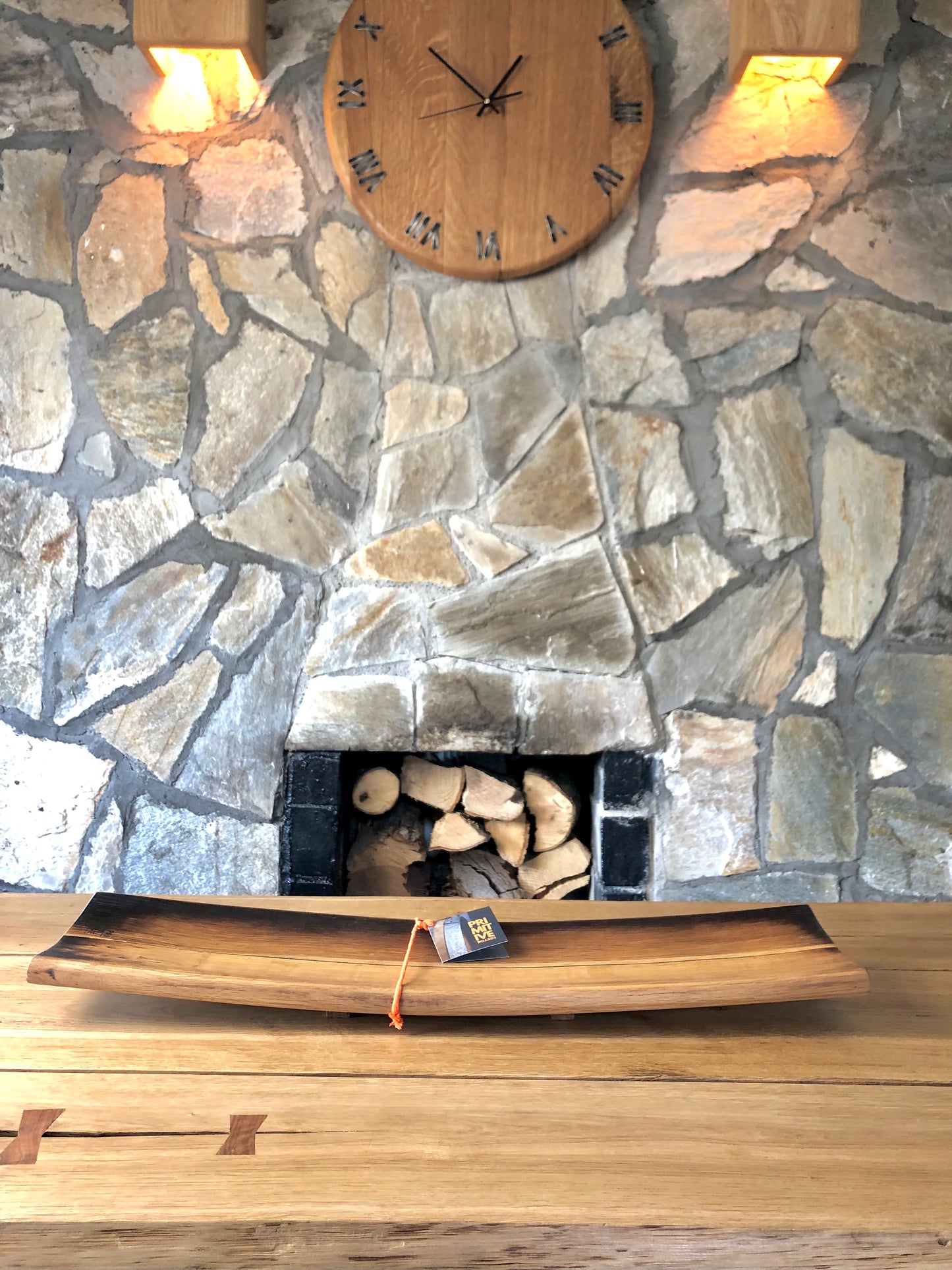 Oak Wood Serving Bowl / Platter #502