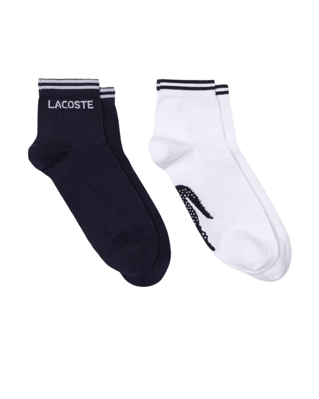 gennembore kylling Uovertruffen Lacoste Ankel Strømper 2-Pack