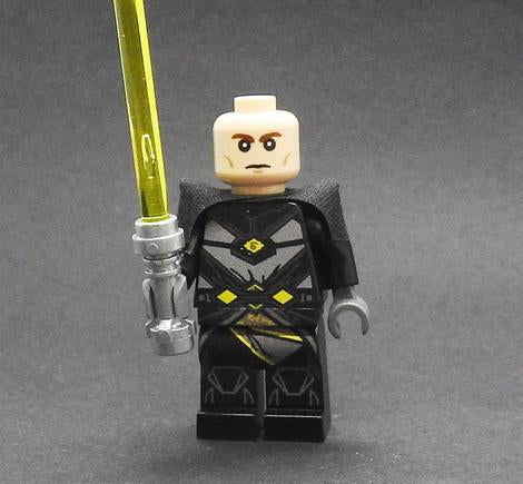 Custom Thexan Star Wars SWTOR jedi minifigures on lego bricks 