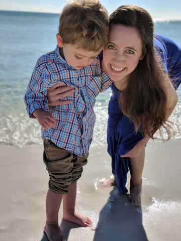 Today for the My Motherhood Series I'm so excited to share our interview with Lauren Matthies of the Boon & Boys blog.  We talk to Lauren about how she stays mindful in Motherhood, balancing career and babies and the centering activity she does every night (hint, it's not what you think!)