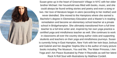 Today we are so excited to interview award winning author, certified yoga and mindfulness teacher, and mama of 3 Susan Verde on staying mindful,intentional and connected to Motherhood. She is truly a huge influence on us and I know you will love learning more about her daily practices to stay grounded in motherhood.