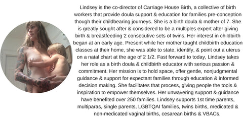 Today we interview Lindsey Bliss, the co-director of Carriage House Birth, a birth doula and a mother of seven. She is also the author of 'The Doula's Guide To Empowering Your Birth' about how she stays present, intentional and connected to Motherhood.