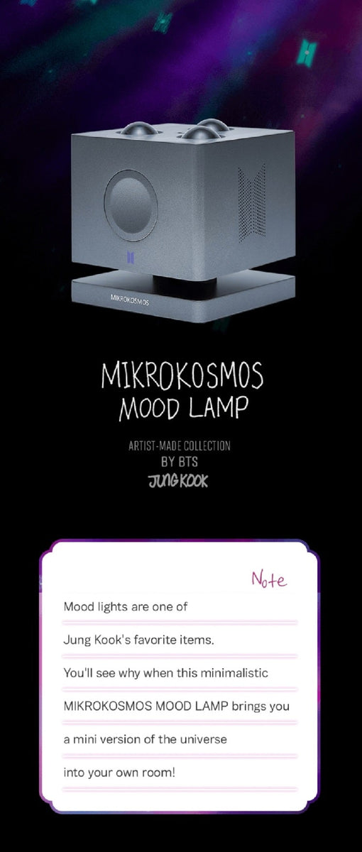 エンタメ/ホビーBTS ジョングク ムードランプ MIKROKOSMOS MOOD LAMP