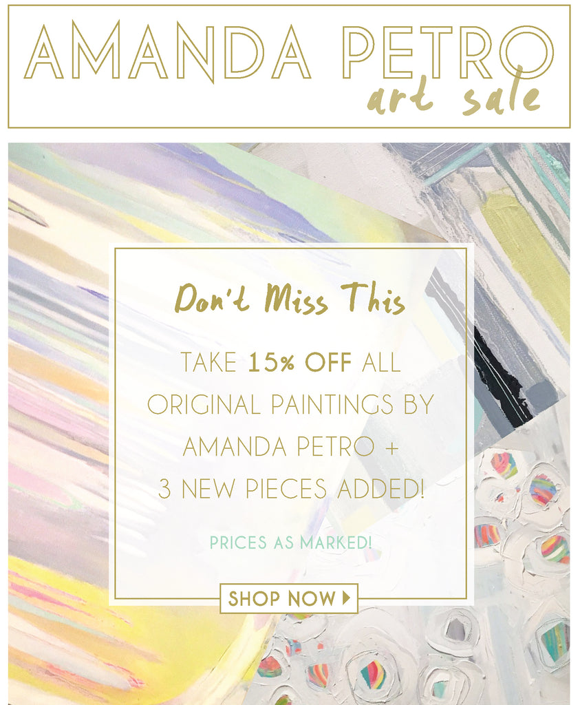 Amanda Petro Art Sale | Mintwood Home
