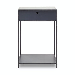 Flatiron-Wrought Steel Side Table