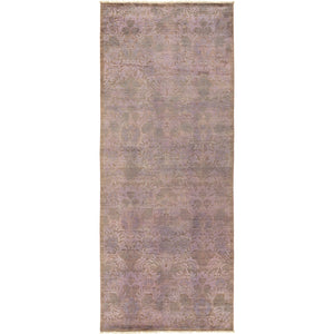 Vibrance, One-of-a-Kind Hand-Knotted Area Rug  - Purple, 4' 2" x 10' 2" Default Title