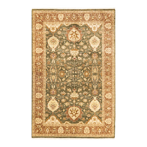 Traditional Hand-Knotted Rug - 6'1" x 9'4" Default Title