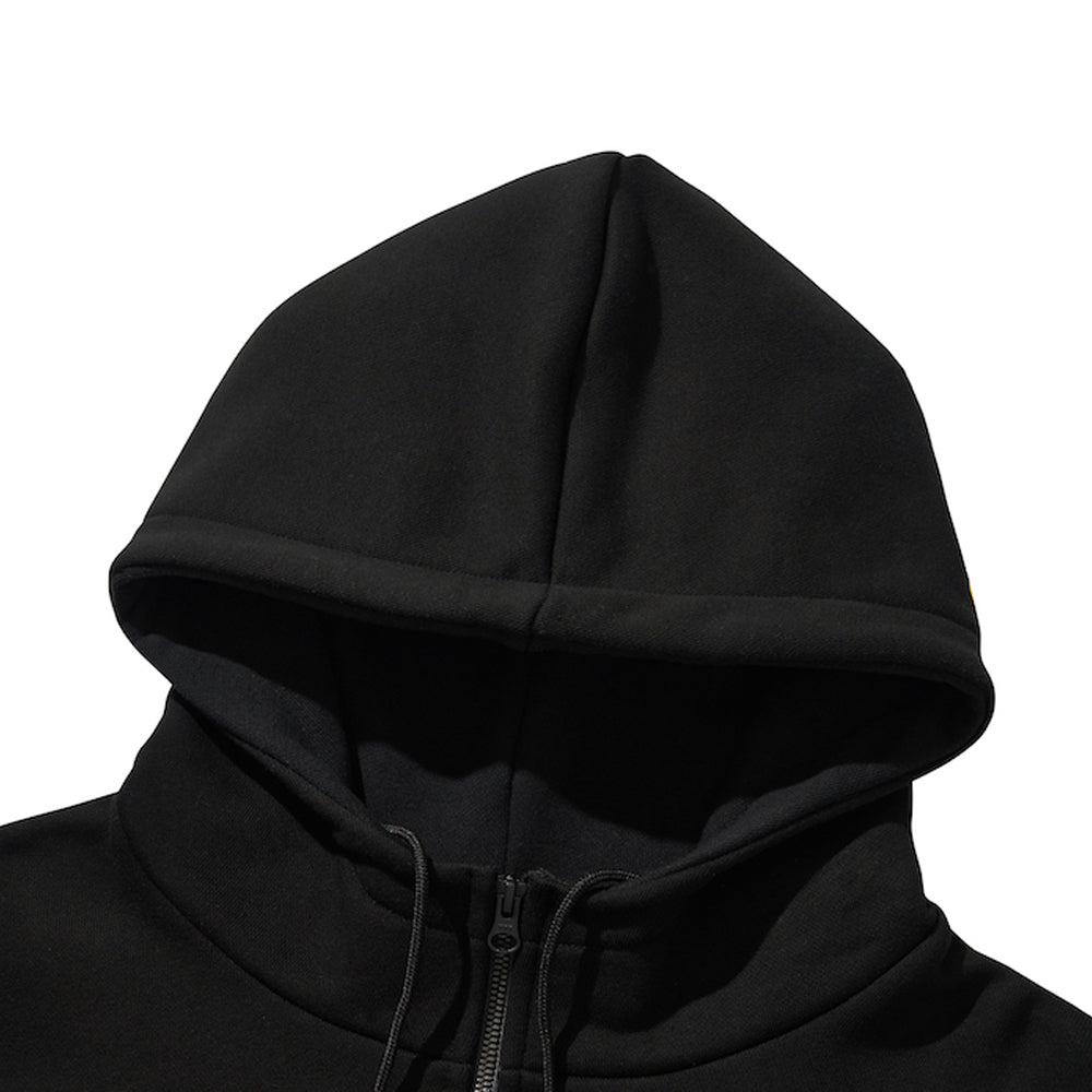 WDS X LIBERE HARF-ZIP HOODIE / BLACK