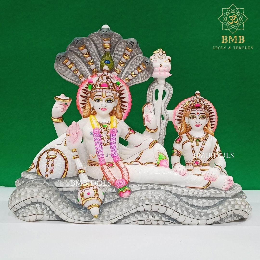 Marble Lakshmi Narayan Statue ( Vishnu Lakshmi) made in Makrana ...