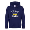 sweat capuche betise avec tonton