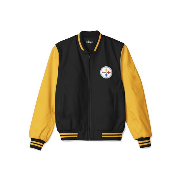 Pittsburgh Steelers Women's Coordinate Mediumweight Bomber Jacket