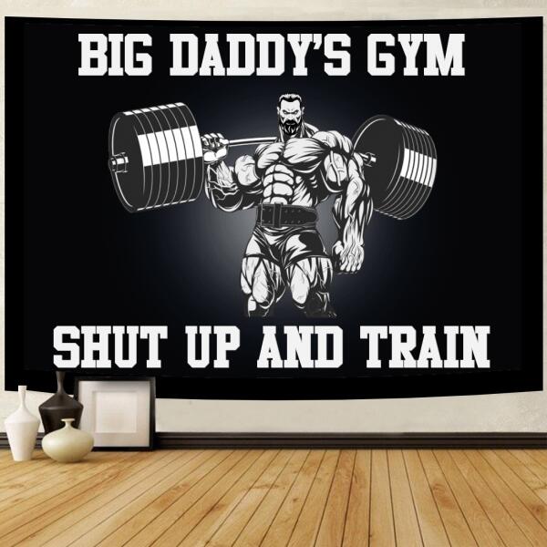 BEAST WORKOUT Motivational Poster Fitness Banners Flags Wall Art Gym Decoration 