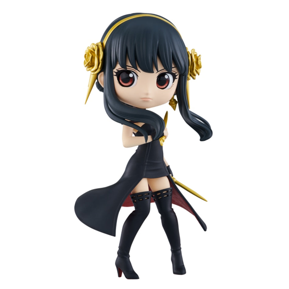 Spy X Family Anime Figure 15CM Anya Forger Yor Loid Kawaii Qposket Action Figural PVC Desktop Decoration Model Toys Child Gifts