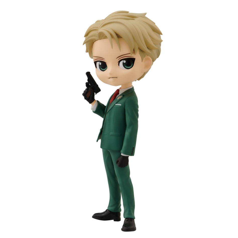 Spy X Family Anime Figure 15CM Anya Forger Yor Loid Kawaii Qposket Action Figural PVC Desktop Decoration Model Toys Child Gifts