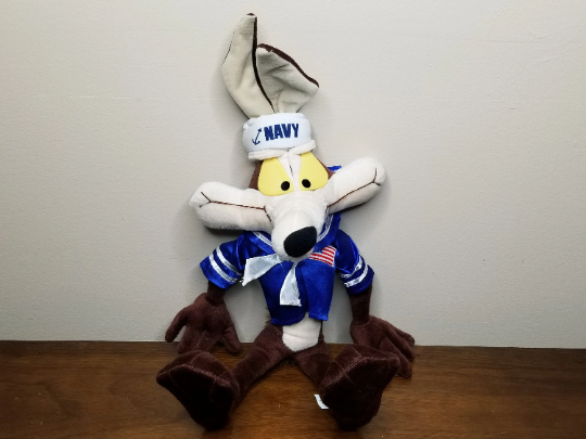 looney tunes wile e coyote plush