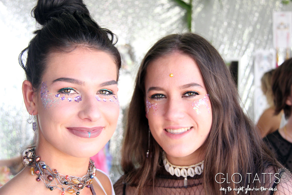 Splendour in the Grass Day 2 glitter GLO TATTS