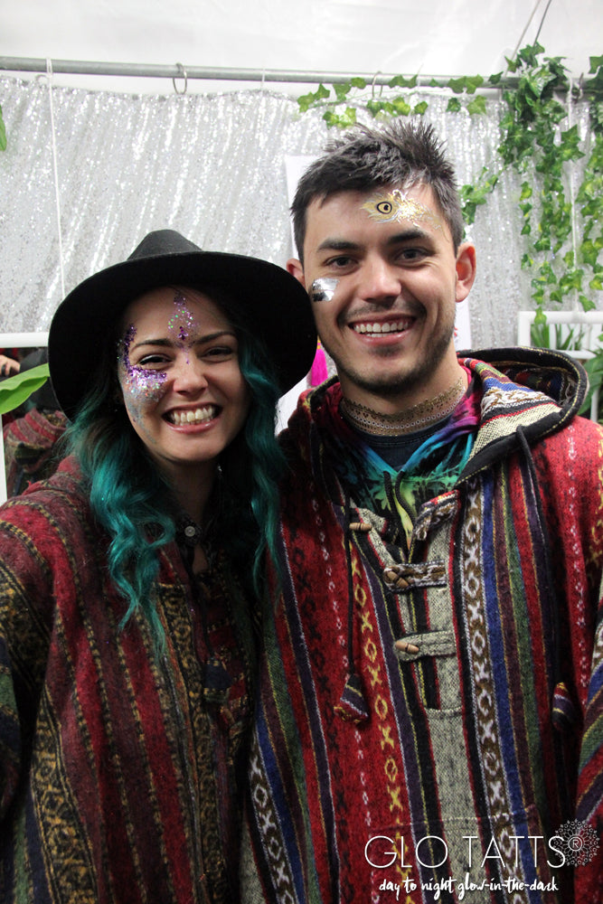 Splendour in the Grass Day 2 glitter GLO TATTS