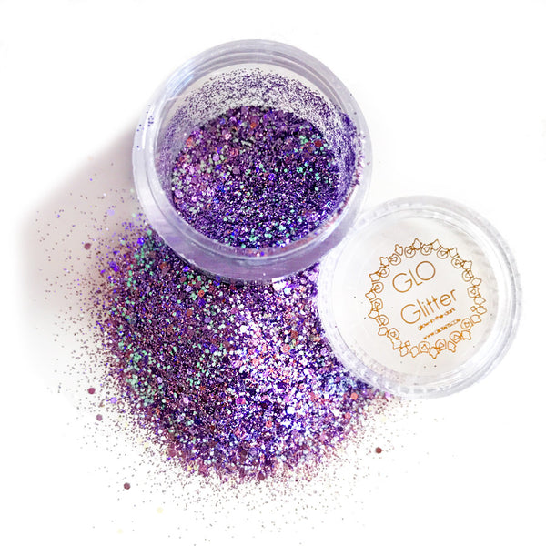 Glow in the Dark Glitter chunky purple sparkle shimmer shine BUY Now