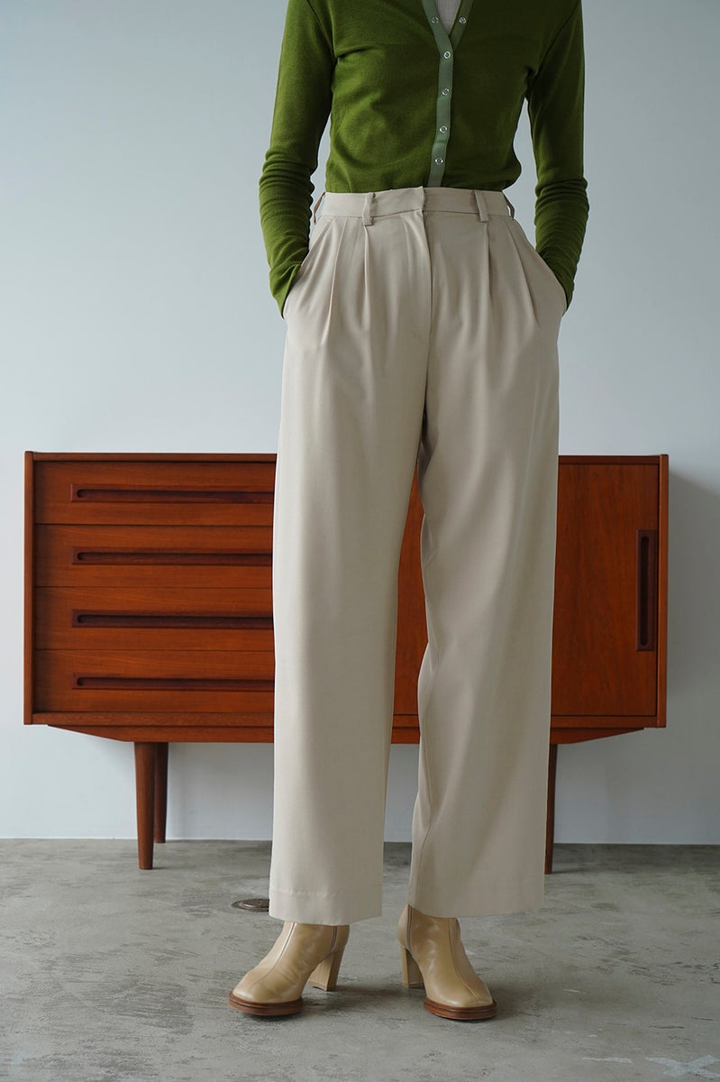 CLANE/クラネ/HIGH WAIST TAPERED PANTS-