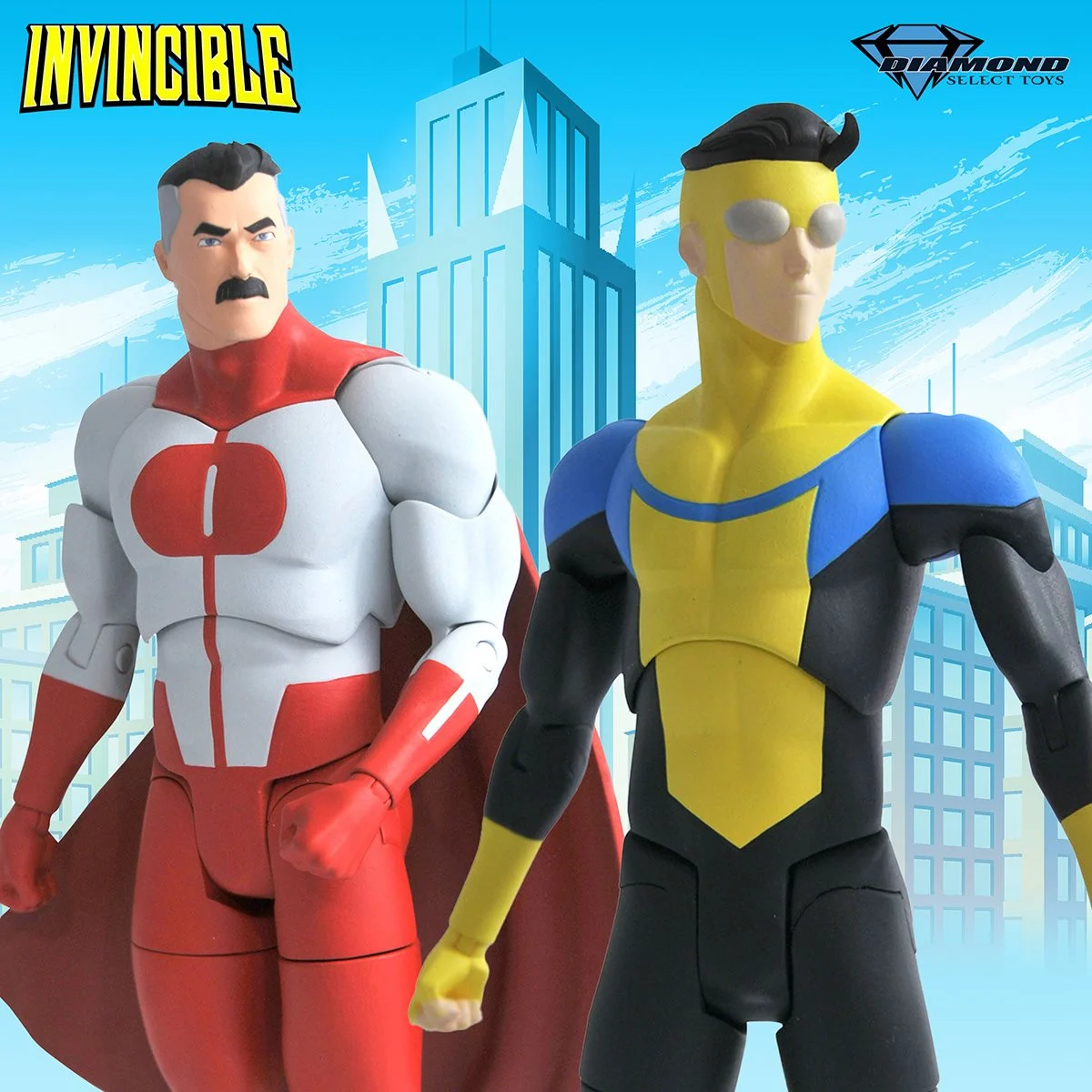 invincible wave 1 set of 2 deluxe figures