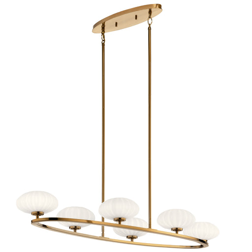 Kichler - 52224FXG - Six Light Chandelier - Pim - Fox Gold