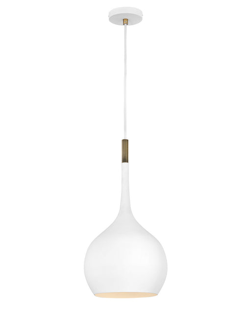 Hinkley - 4457CI - One Light Pendant - Ziggy - Chalk White