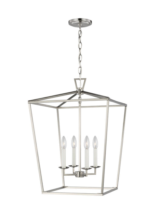 Generation Lighting - 5392604-962 - Four Light Lantern - Dianna - Brushed Nickel