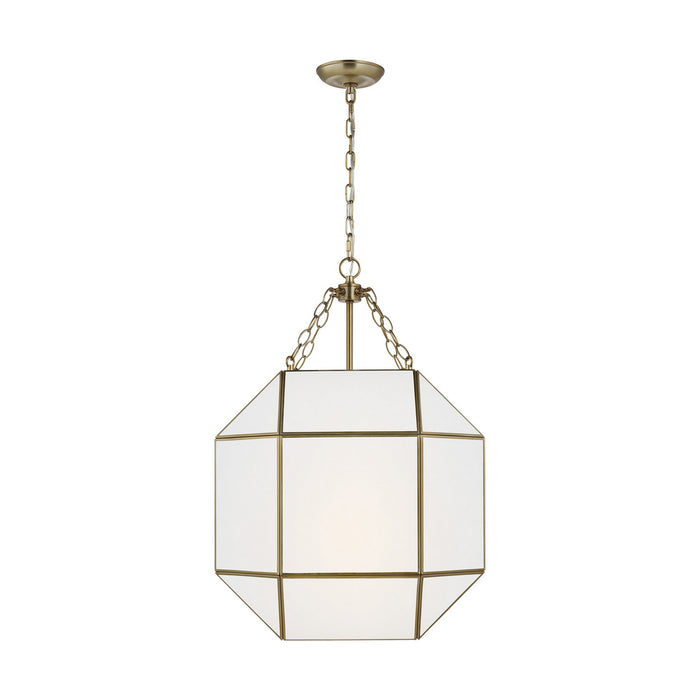 Generation Lighting - 5279453EN-848 - Three Light Lantern - MORRISON - Satin Brass