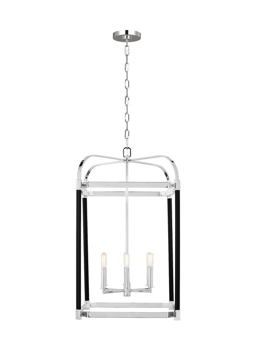 Generation Lighting - LC1156PN - Six Light Lantern - Hadley - Polished Nickel