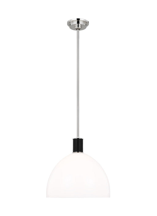 Generation Lighting - LP1051PNMG - One Light Pendant - Hadley - Polished Nickel